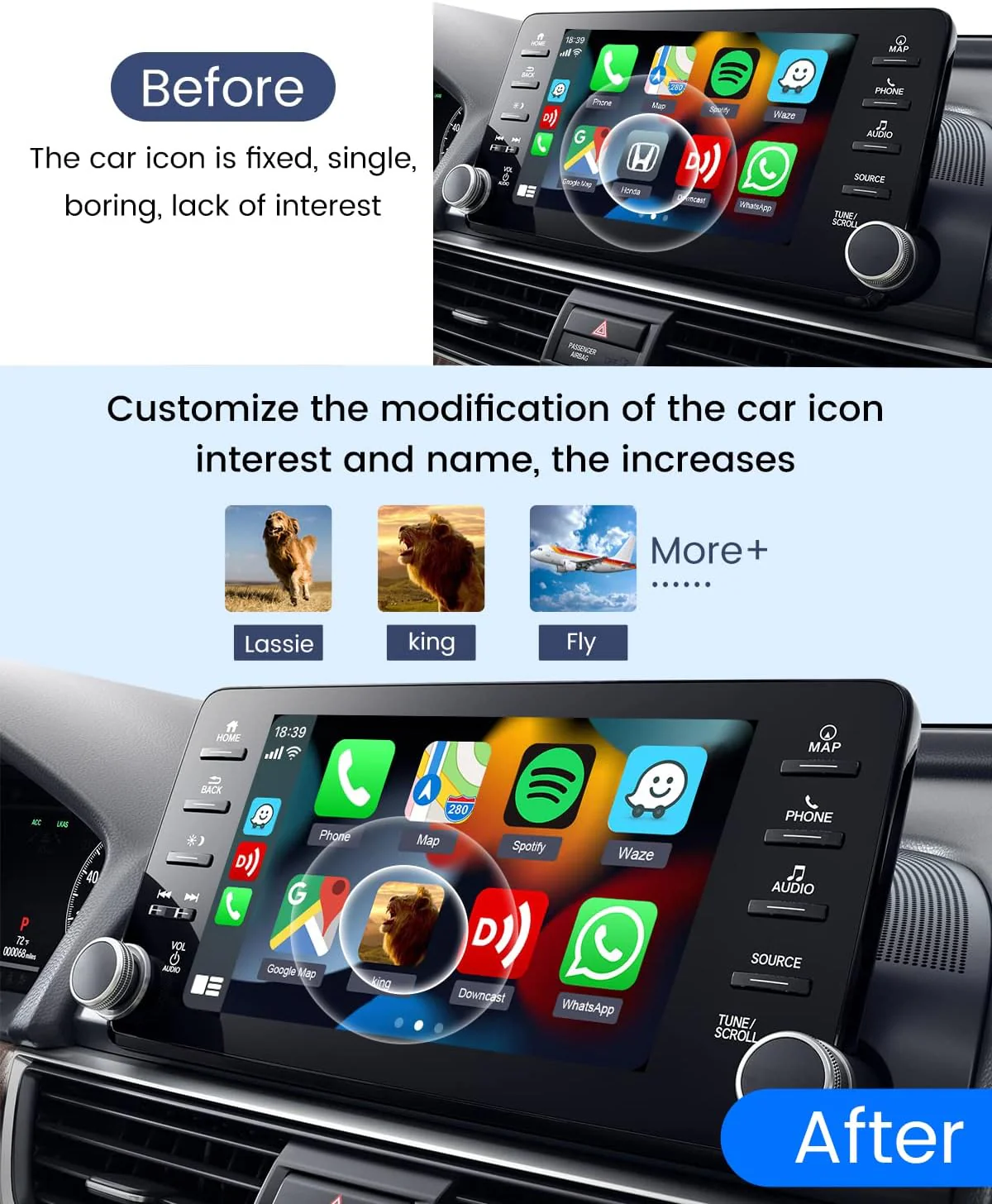 đ„đ„đ„Carlinkit 3.0 U2W Wireless carplay adapter for OEM factory wired carplay to wireless CPC200-U2W-PLUS - Image 6