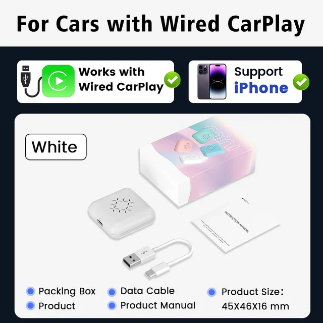 CarlinKit Mini Ultra Wireless Adapter Wireless Android Auto & CarPlay USB Dongle For Car Upgrade WiFi Bluetooth Auto Connect - Image 8
